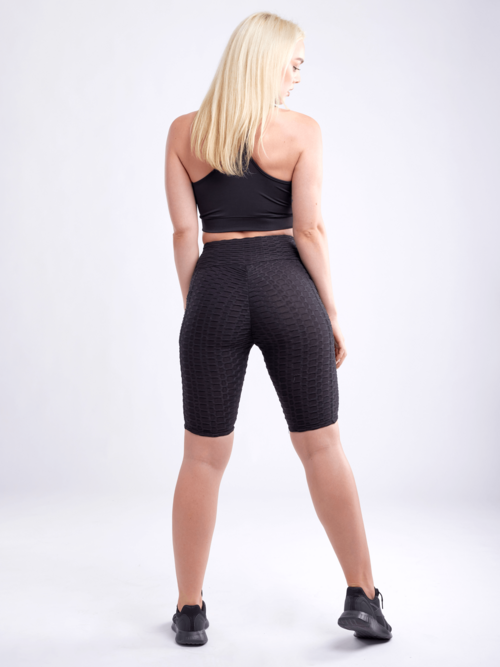JupiterGear High-Waisted Scrunch Yoga Shorts with Hip Pockets