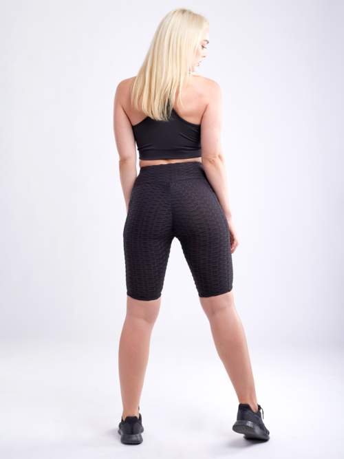 JupiterGear High-Waisted Scrunch Yoga Shorts with Hip Pockets
